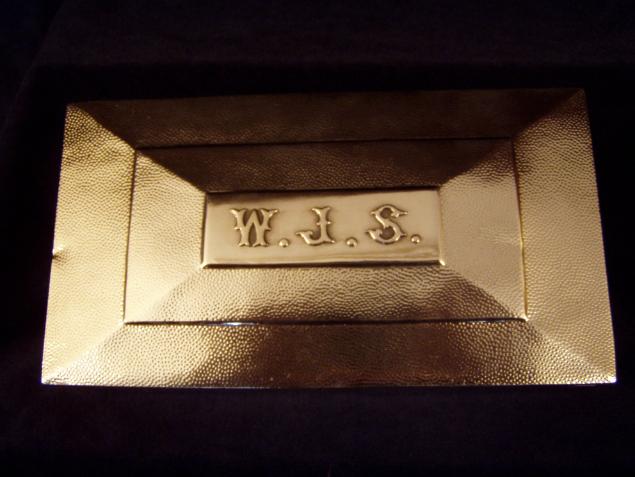 Chinese Export Silver Cigarette Box