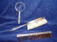 Magnifying Glass, Brush, Comb