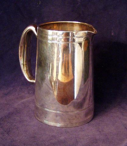 Sterling Silver milk jug w/pouring lip