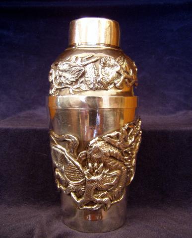 Japanese Silver Cocktail Shaker